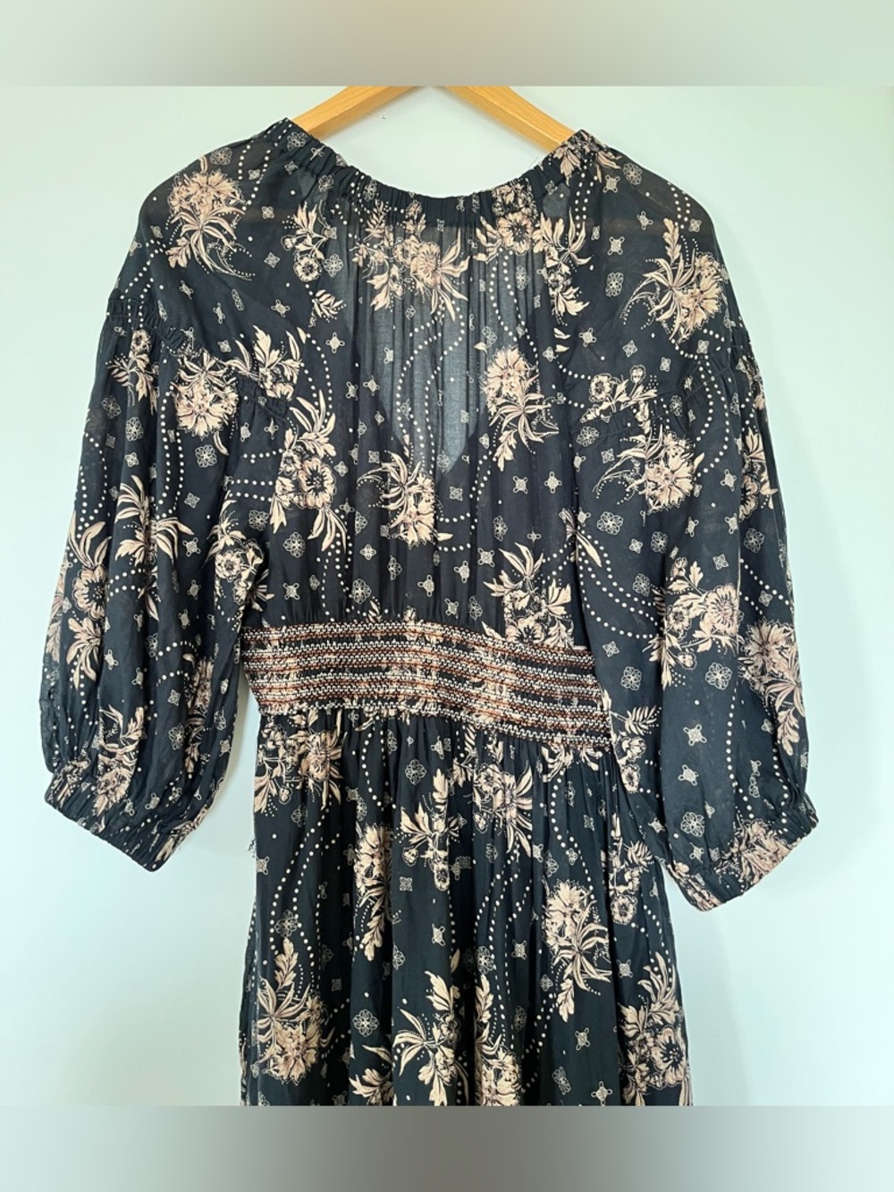 Free People Golden Hour Maxi Dress In Black Small - Picture 10 of 12
